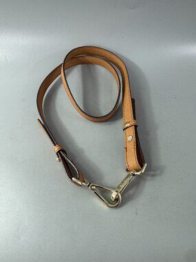 Brooks Brothers Tan Leather Adjustable Strap
